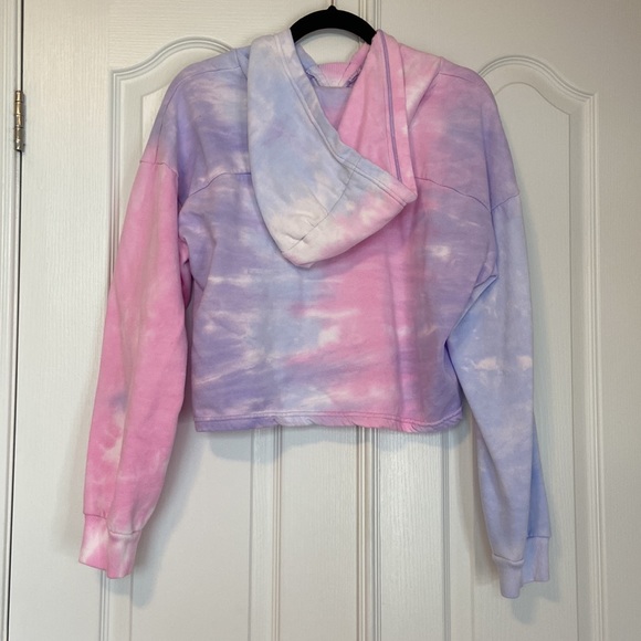 Tie Dye Cropped Hoodie - Picture 6 of 8